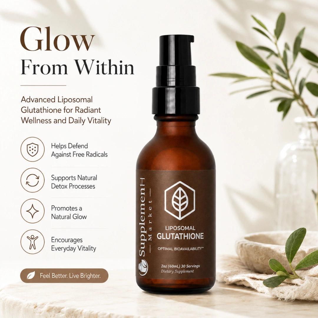 Liposomal Glutathione – Antioxidant Supplement for Cellular Health, Skin & Healthy Aging