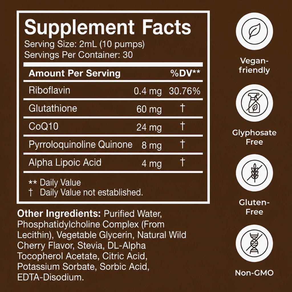 Liposomal Glutathione – Antioxidant Supplement for Cellular Health, Skin & Healthy Aging