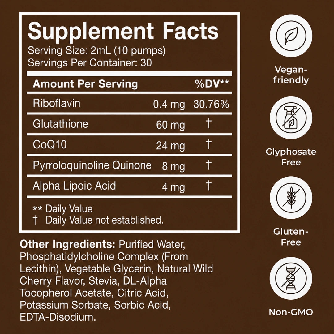Liposomal Glutathione – Antioxidant Supplement for Cellular Health, Skin & Healthy Aging
