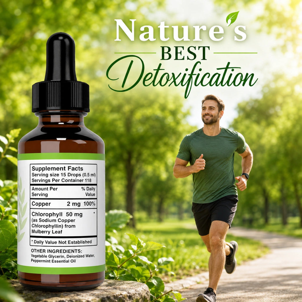 Liquid Chlorophyll Extract Drops – Internal Freshness, Energy & Skin Support