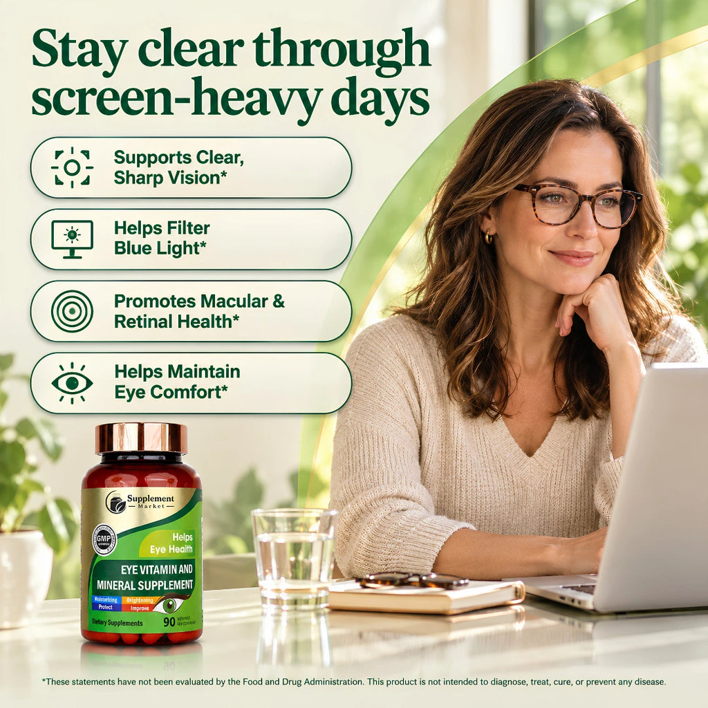 Lutein 180 mg + Zeaxanthin for Clear Vision & Daily Eye Support