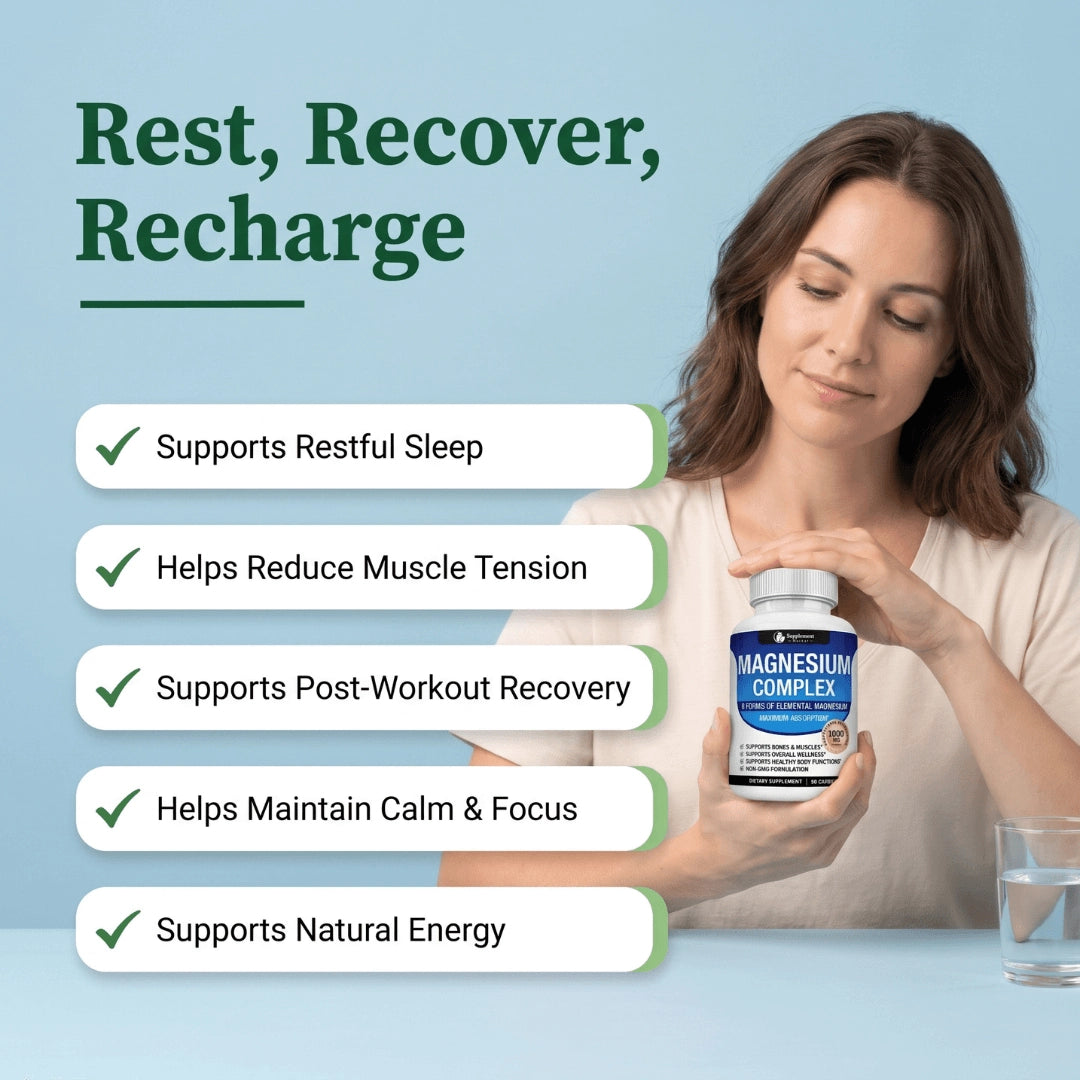 Magnesium Complex 8-in-1 1000mg – Sleep, Muscle Recovery & Energy