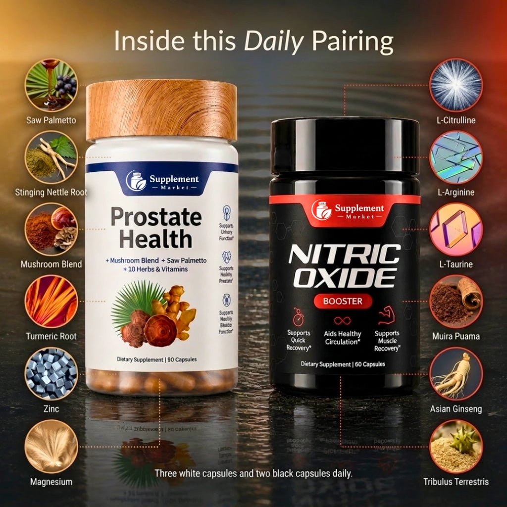 Nitric Oxide + Health Combo – Flow & Vitality Support