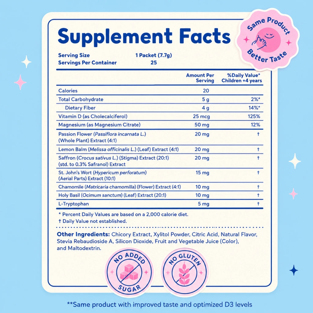 Mood Magic – Saffron & Vitamin Pixie Stix for Kids, Fruit Punch