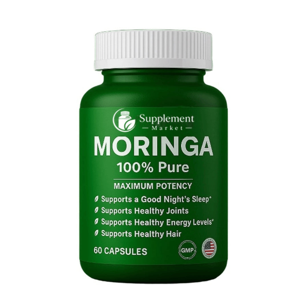 Moringa Capsules – Moringa Leaf Powder Superfood | Natural Energy & Wellness Support