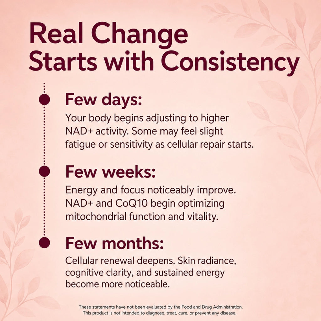 NAD+ Supplement for Women – Energy, Vitality & Skin Support