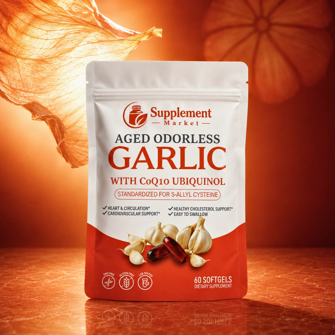 Aged Odorless Garlic with CoQ10 Ubiquinol