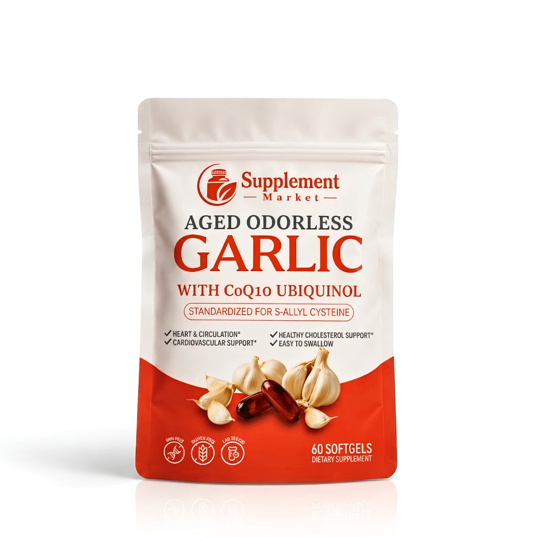 Aged Odorless Garlic with CoQ10 Ubiquinol