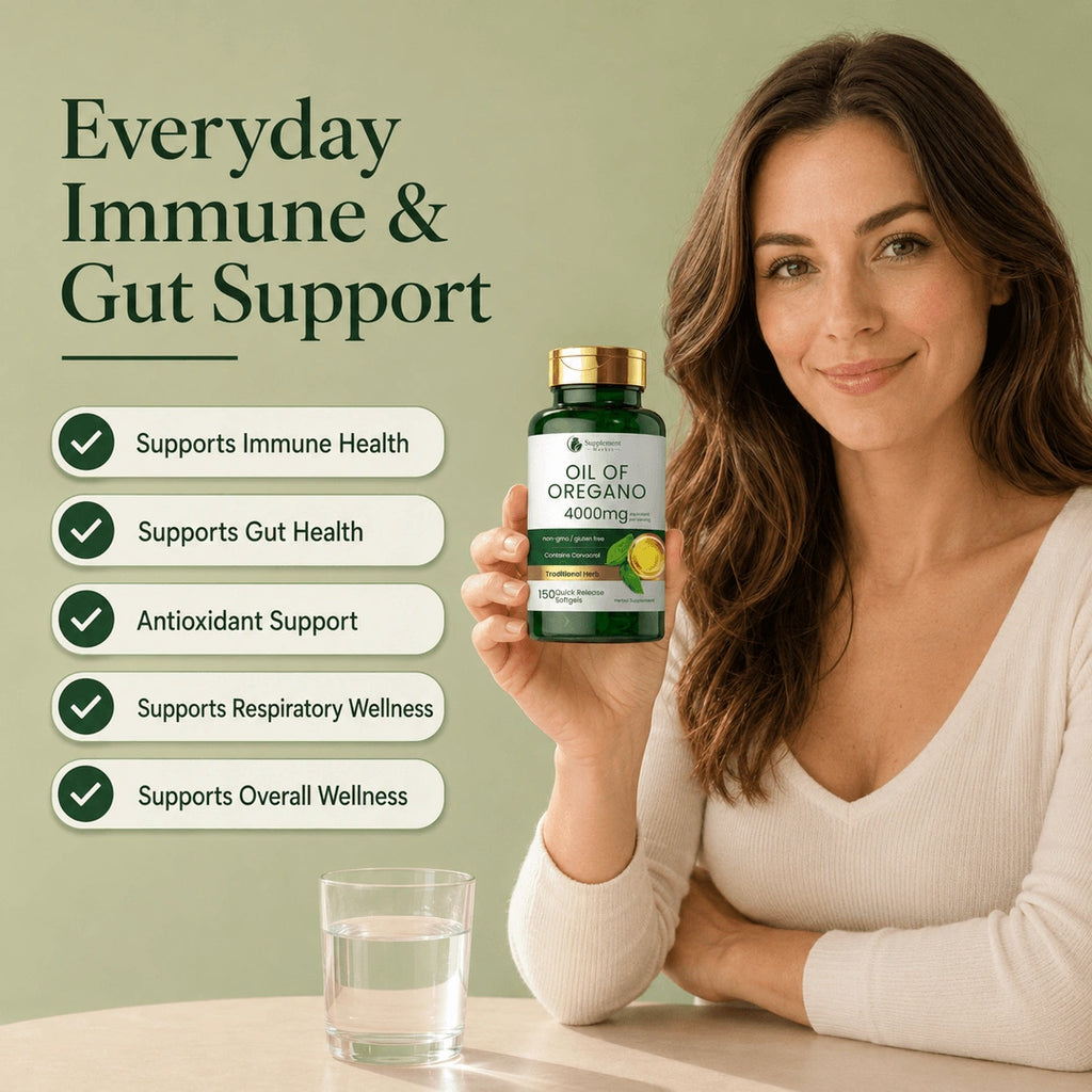 Oregano Oil 4000 mg – Antioxidant & Immune Support Softgels