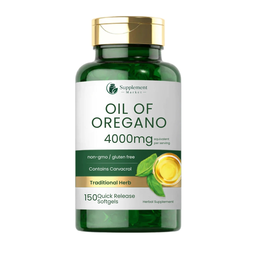 Oregano Oil 4000 mg – Antioxidant & Immune Support Softgels