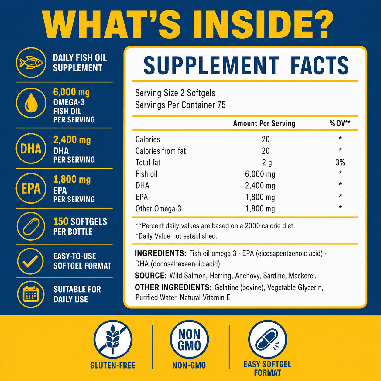 Omega 3 Softgels