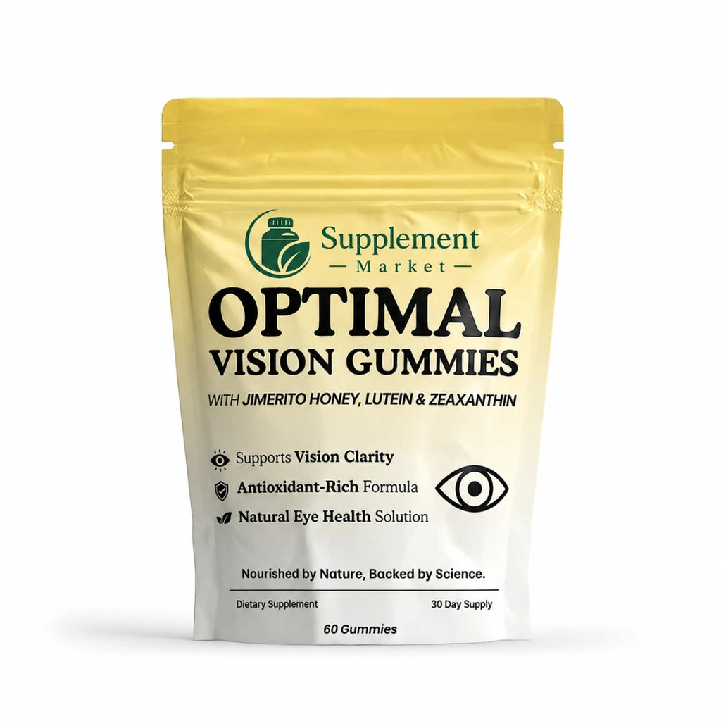 Optimal Vision Gummies – Eye Health Supplement with Lutein & Zeaxanthin for Vision Support