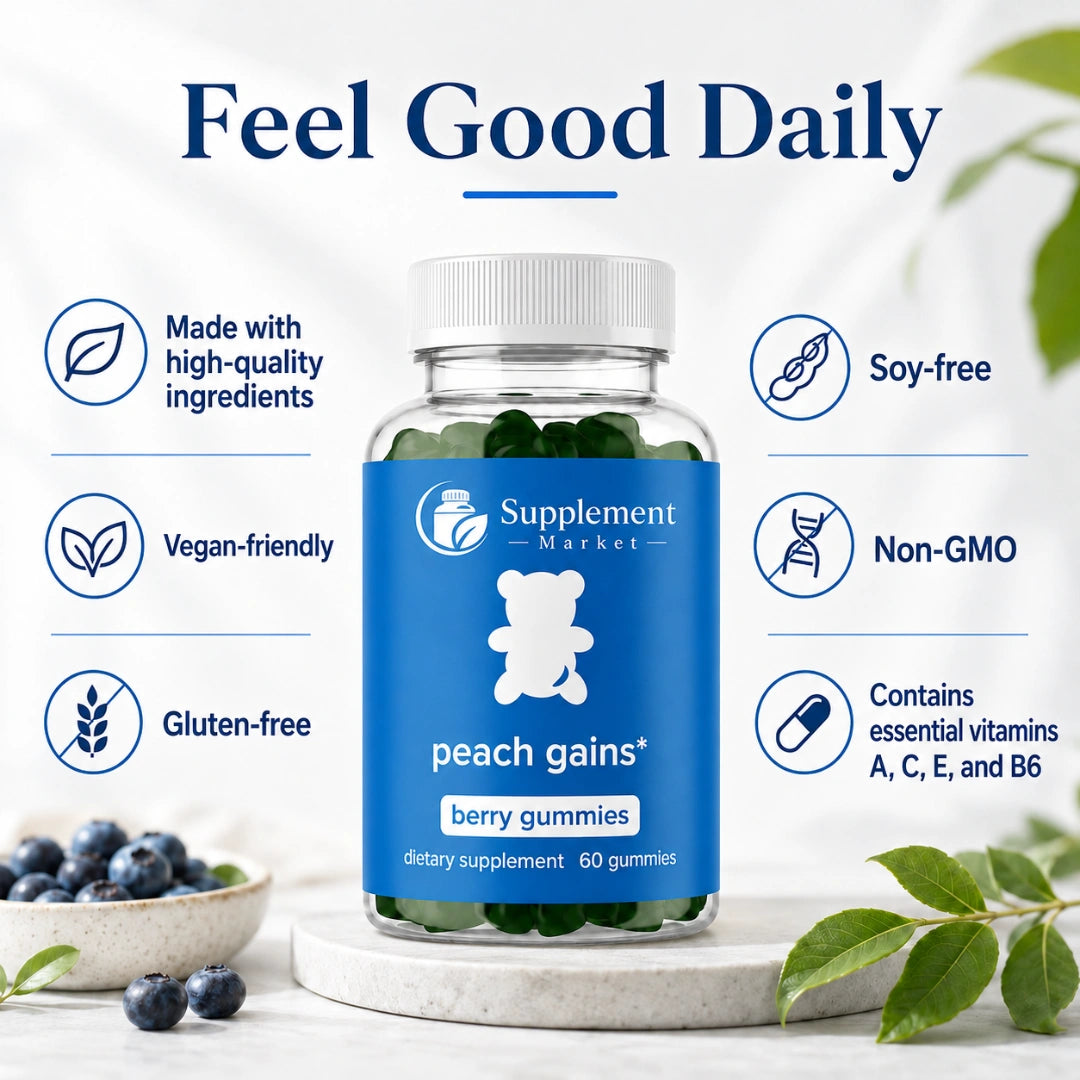Peach Gains Gummies for Women – Herbal Multivitamin for Daily Wellness