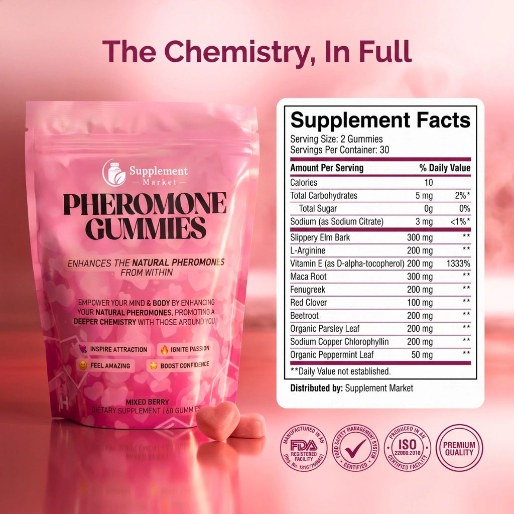 Pheromone Gummies – Boost Confidence, Mood & Natural Attraction