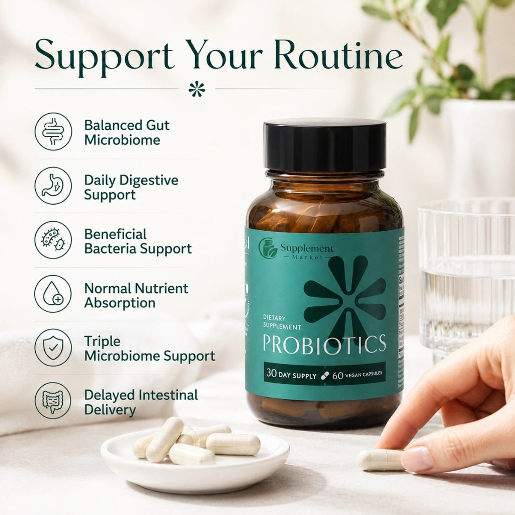 Digestive Health Probiotic with XOS Prebiotic, Tributyrin & Bifidobacterium – 60 Capsules