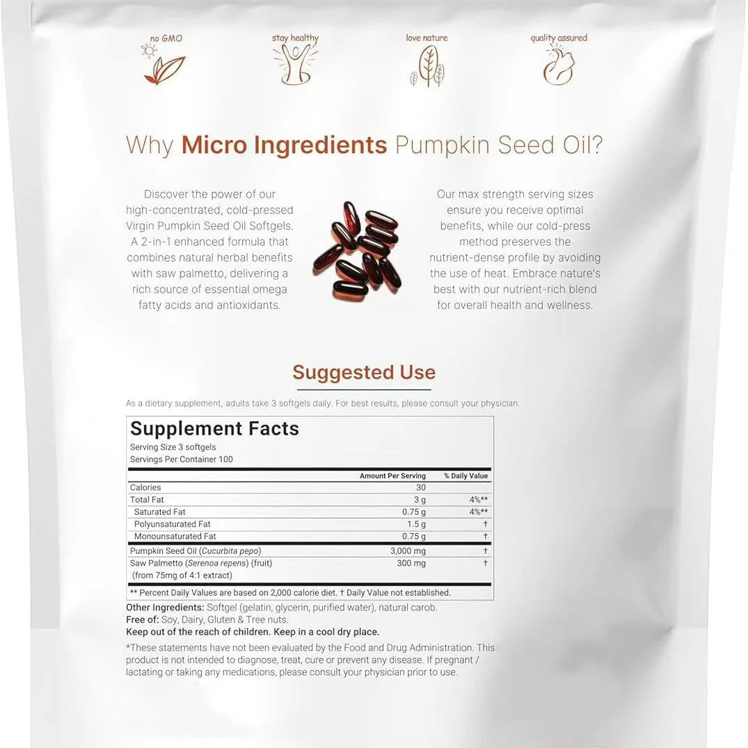 Pumpkin Seed Oil Softgels