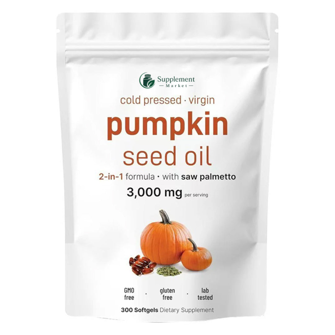 Pumpkin Seed Oil Softgels – Hair Wellness, DHT Balance & Daily Vitality