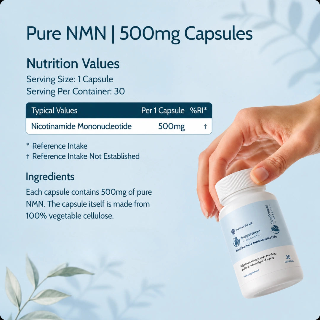 Pure NMN Supplement for NAD+ Support and Cellular Health