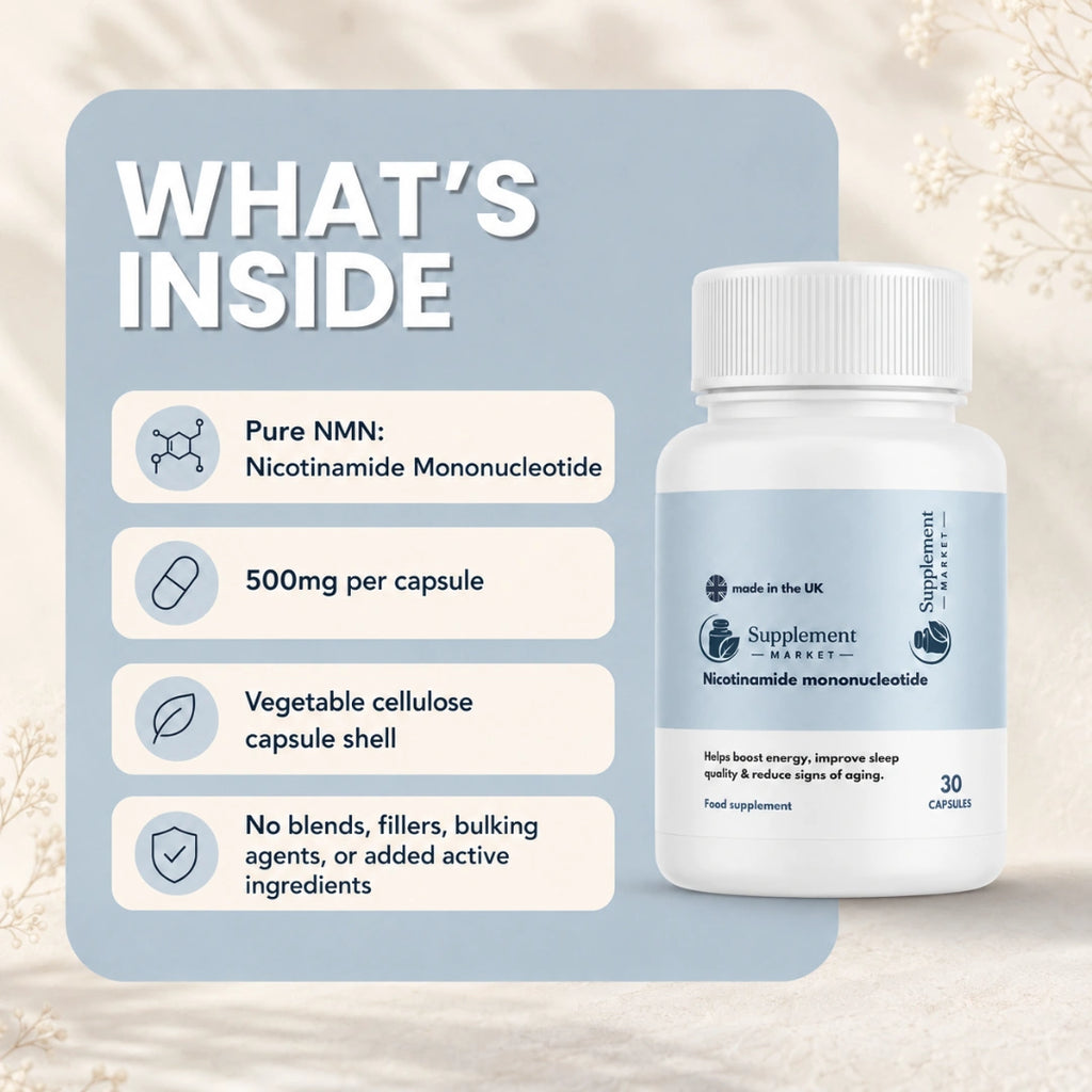 Pure NMN Supplement for NAD+ Support and Cellular Health