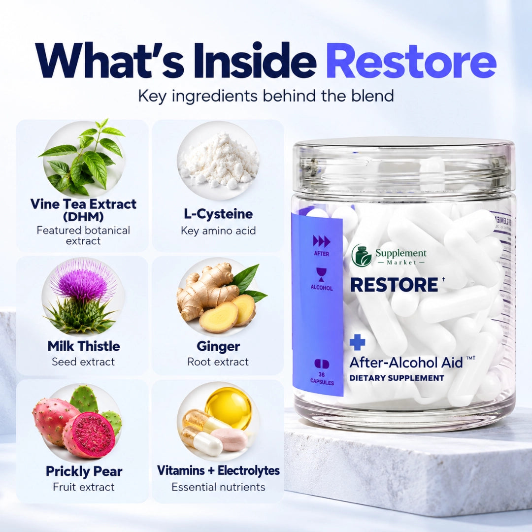 Restore – Day-After Recovery Support Capsules