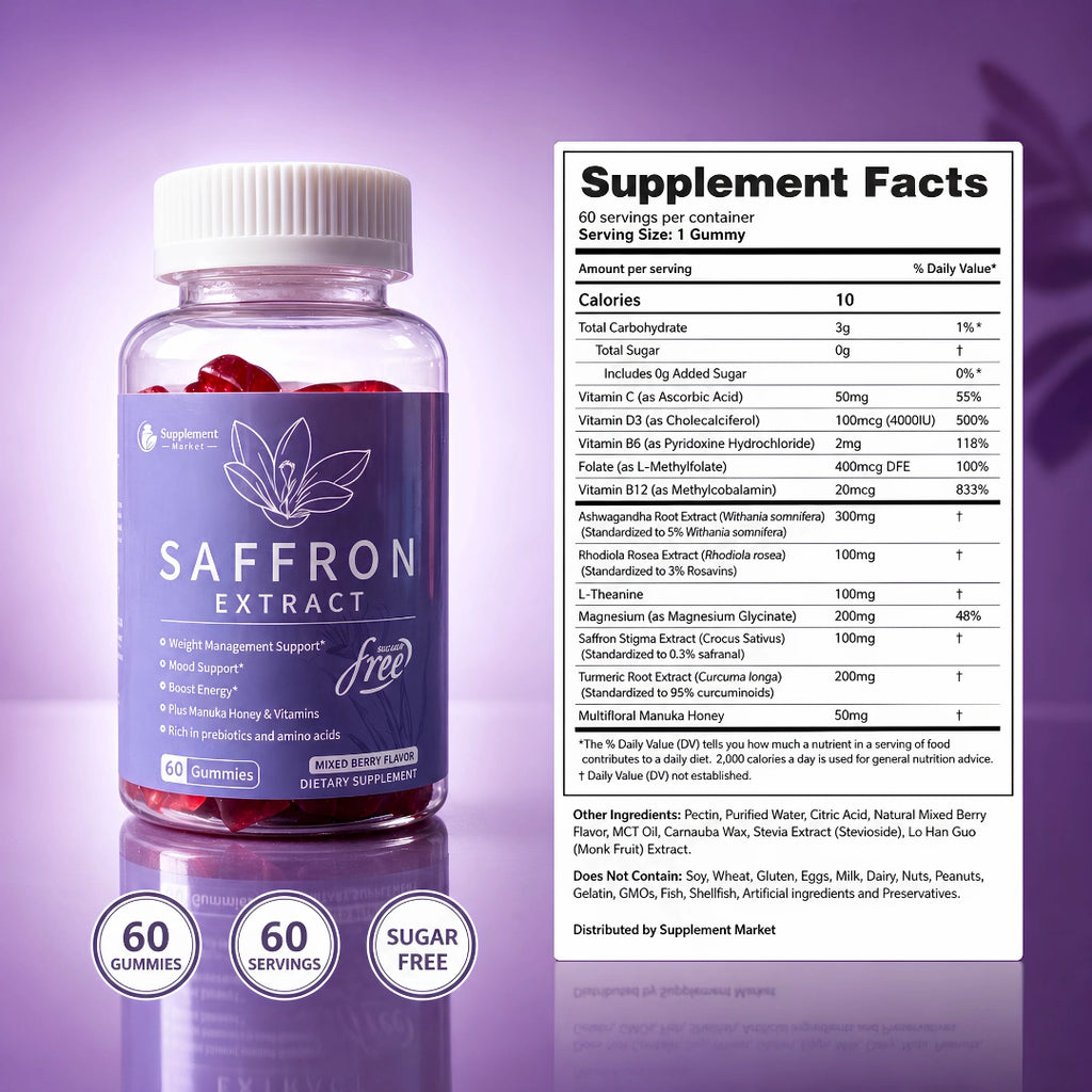 Saffron Extract Gummies