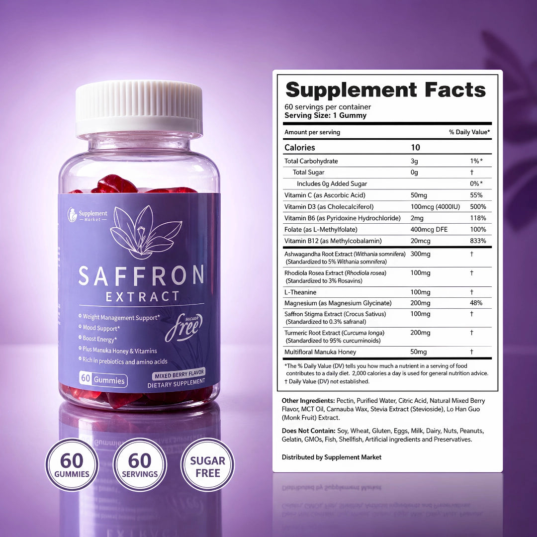 Saffron Extract Gummies