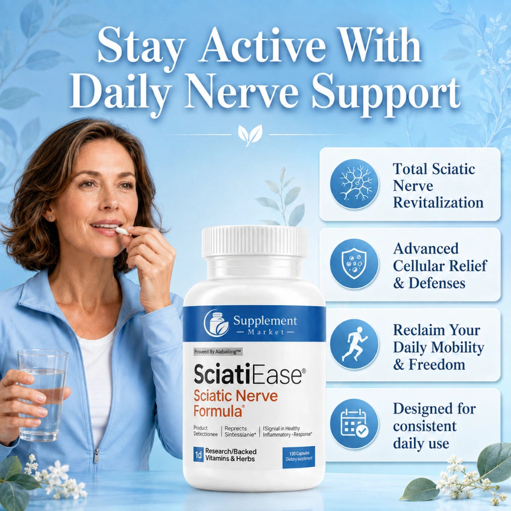 SciatiEase – Daily Sciatic Nerve Comfort & Nerve Health Support Formula