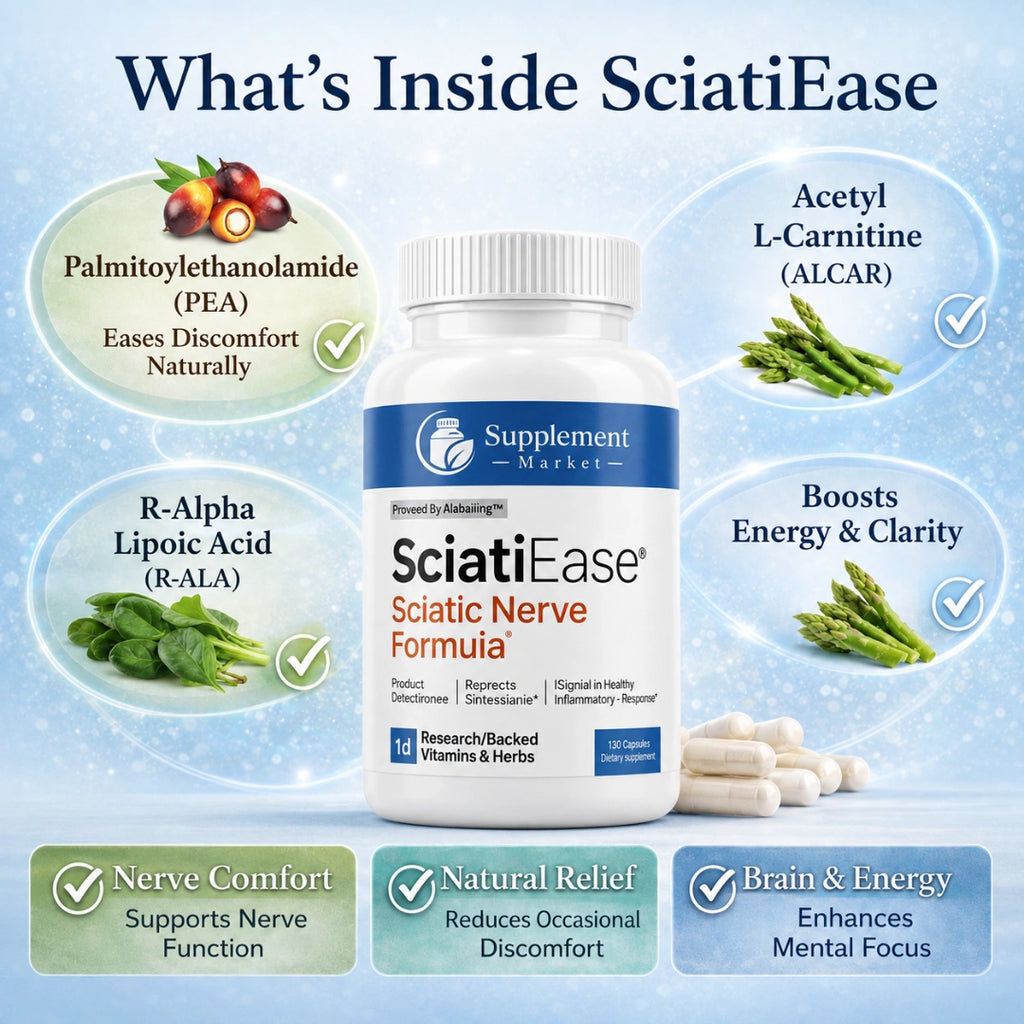 SciatiEase – Daily Sciatic Nerve Comfort & Nerve Health Support Formula