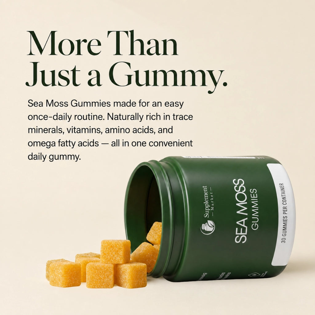 Sea Moss Gummies – Immune, Gut & Energy Support