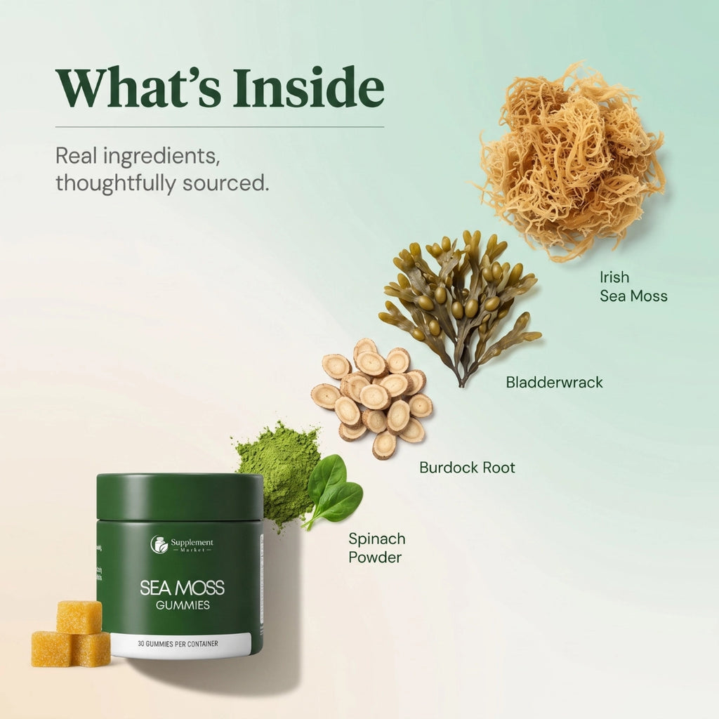 Sea Moss Gummies – Immune, Gut & Energy Support