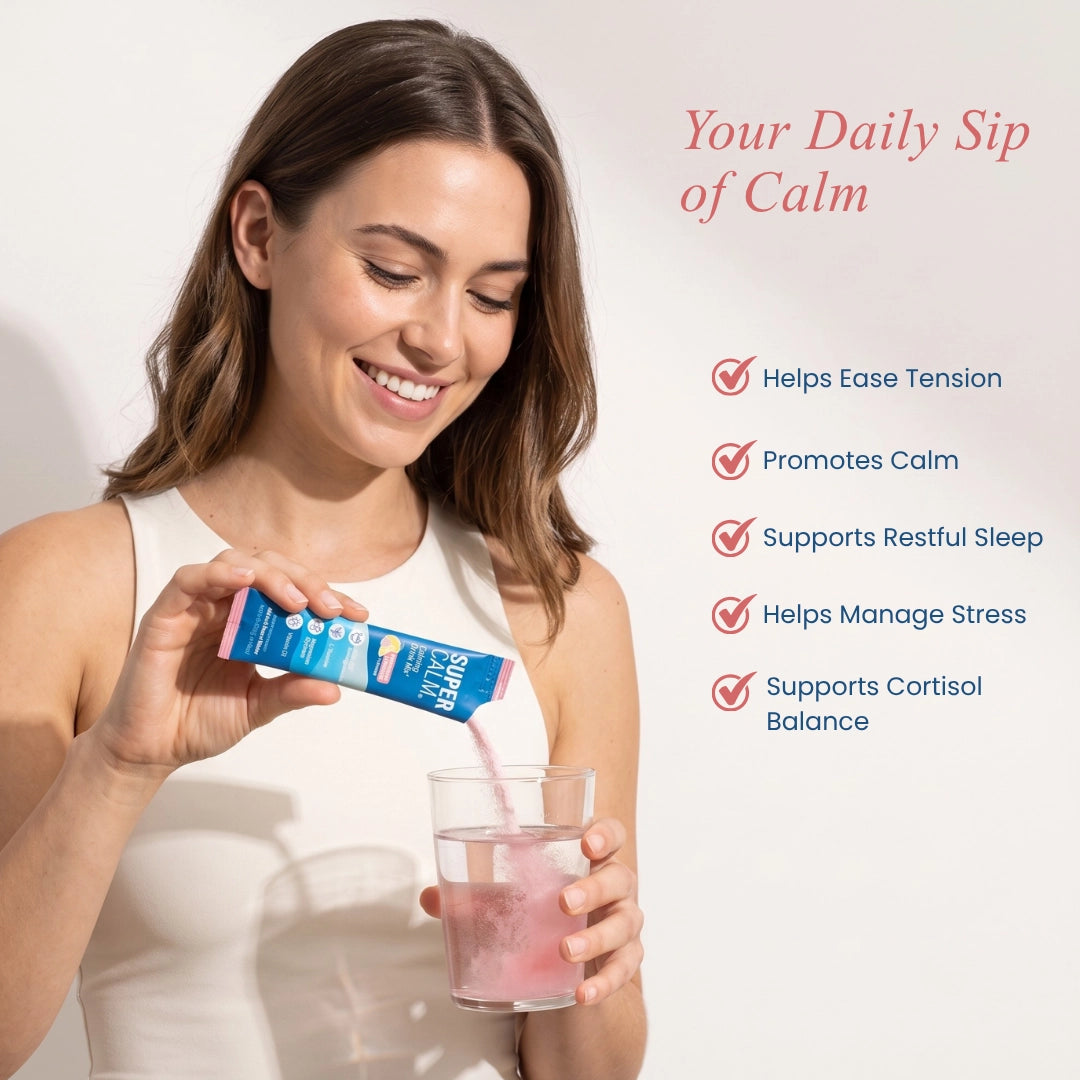 SuperCalm Raspberry Lemonade – Stress, Relaxation & Sleep Support