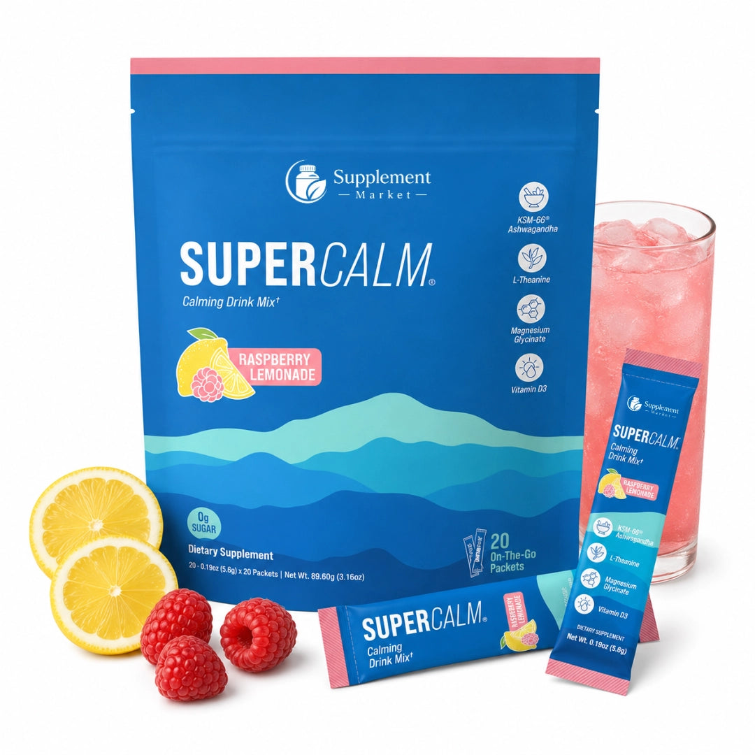SuperCalm Raspberry Lemonade – Stress, Relaxation & Sleep Support