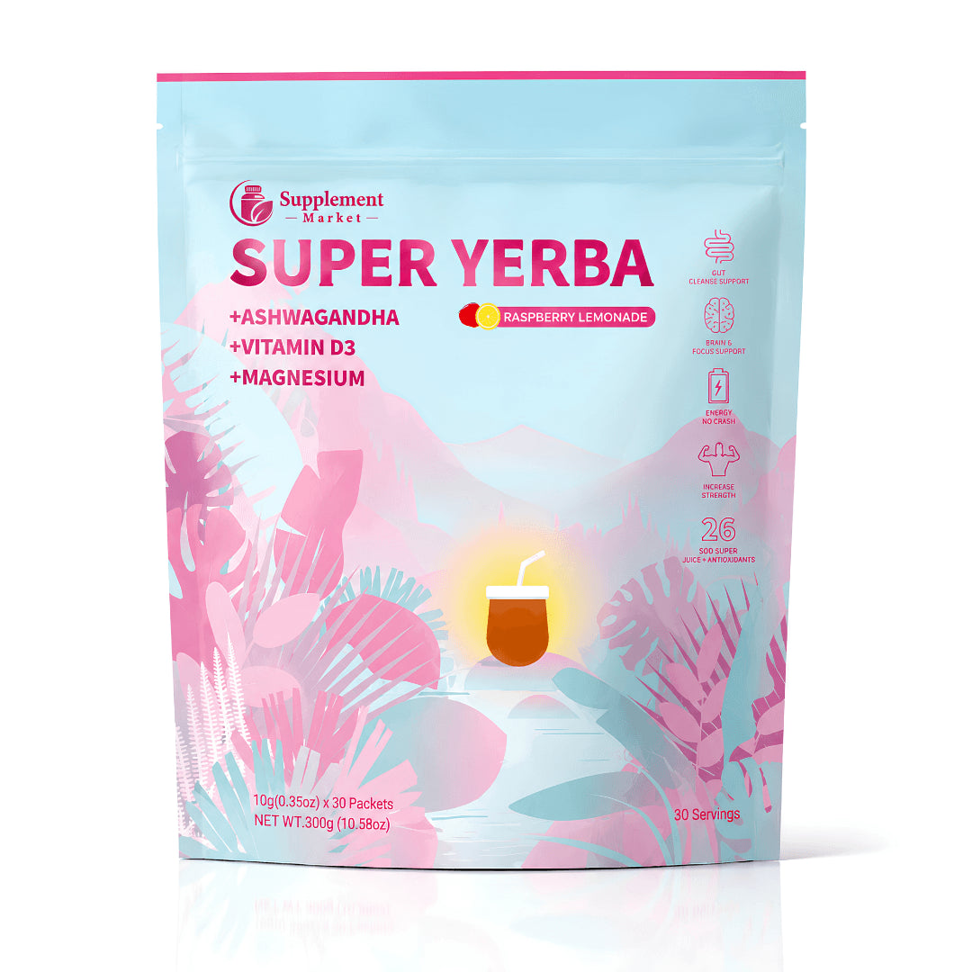 Super Yerba – Yerba Mate Instant Drink Powder for Energy, Focus & Gut Health