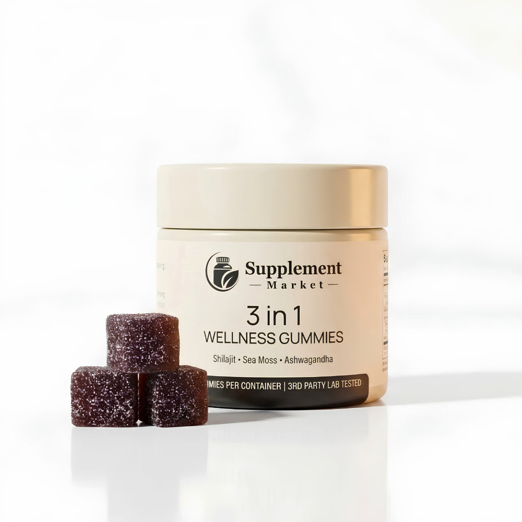 3-in-1 Wellness Gummies – Energy, Vitality & Focus Support