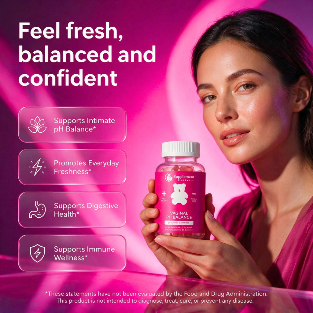 Vaginal Probiotics for Women – pH Balance Gummies