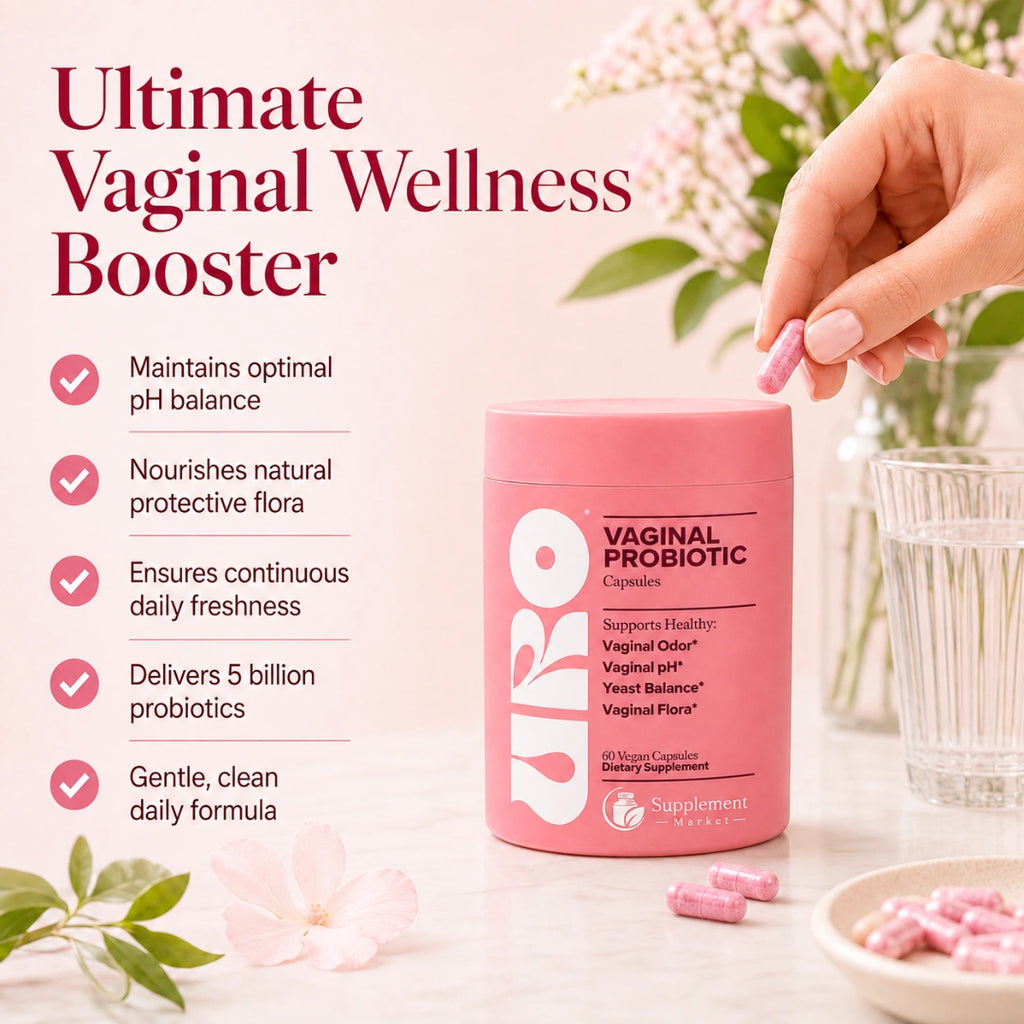 Vaginal Probiotic Capsules – with 5 Billion CFUs for pH & Odor Balance