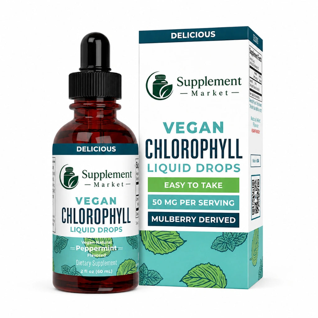 Vegan Chlorophyll Liquid Drops – Chlorophyll Liquid Supplement | Mulberry-Derived for Daily Wellness