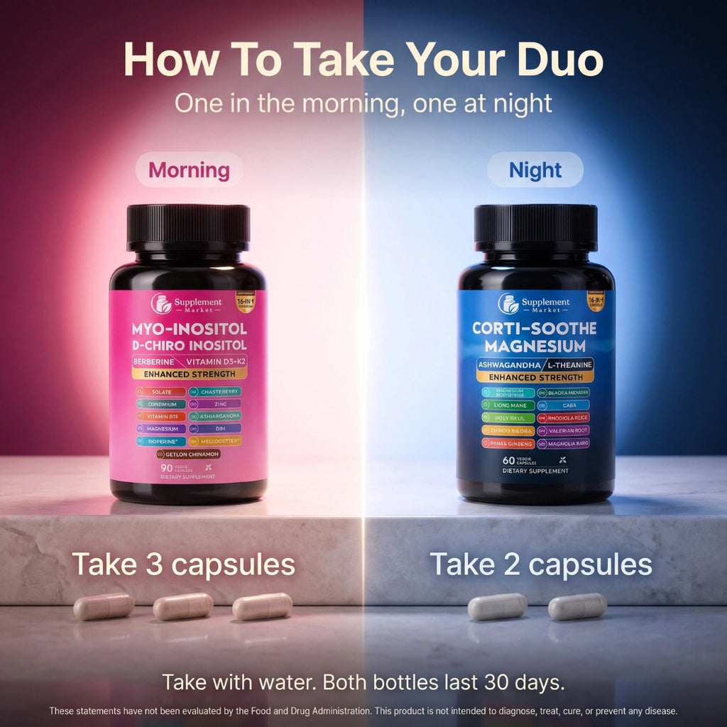 Myo-Inositol & Cortisol Support – Hormone Balance & PCOS Relief