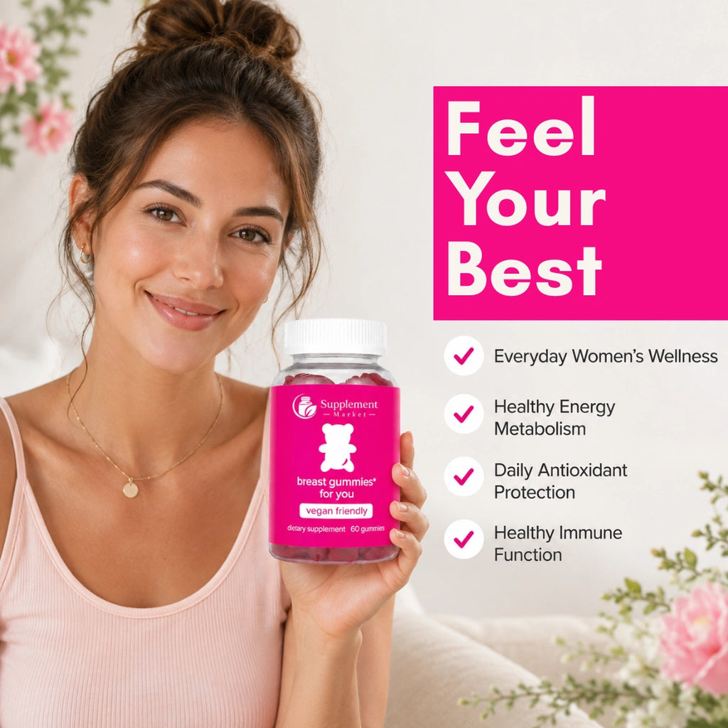 Women’s Multivitamin Gummies with Herbal Extract Blend – Berry Flavor, 60 Count